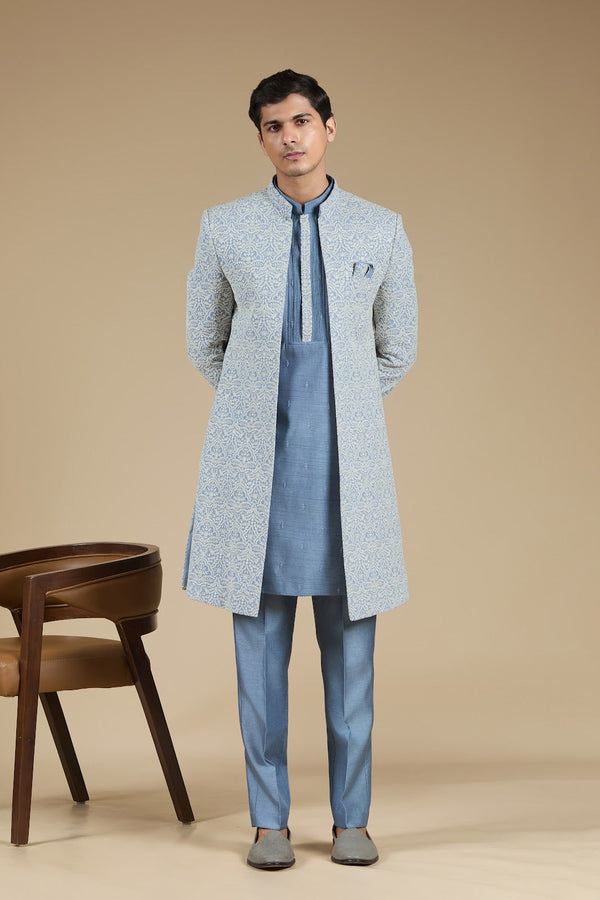 Ice Sky Kurta Set