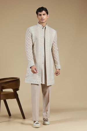 Heirloom Embroidered Sherwani Set