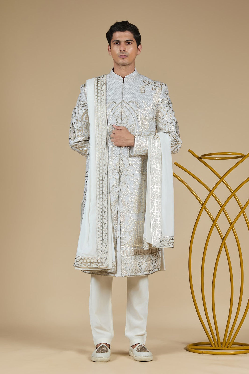 Royal Vow Embroidered Sherwani Set