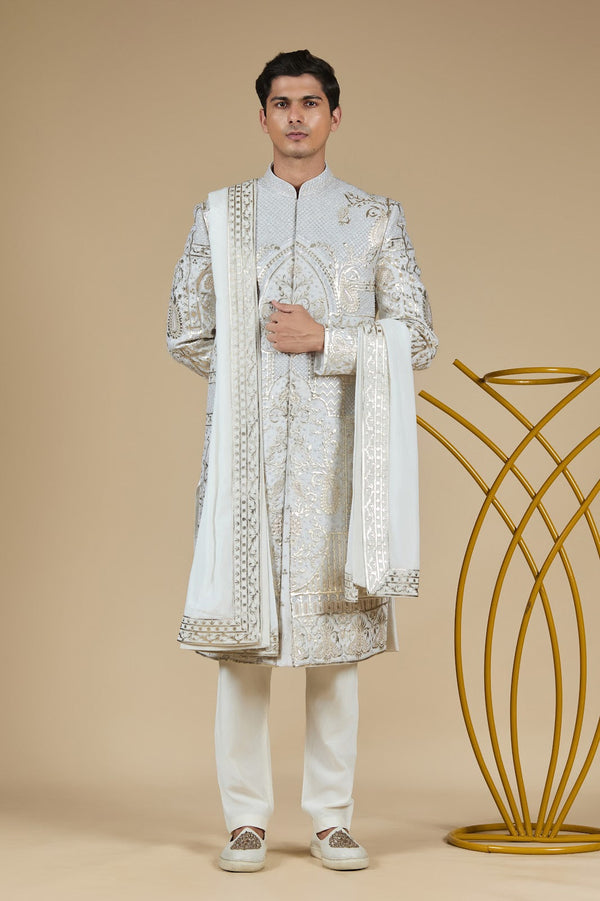 Royal Vow Embroidered Sherwani Set
