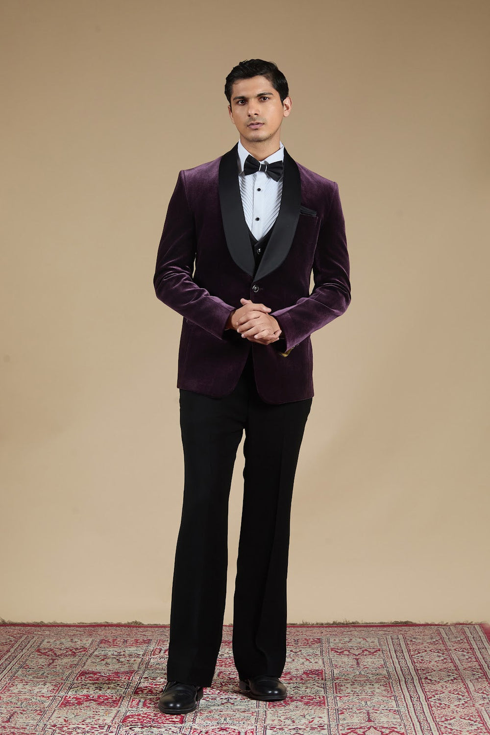 The Royal Plum Velvet Tuxedo