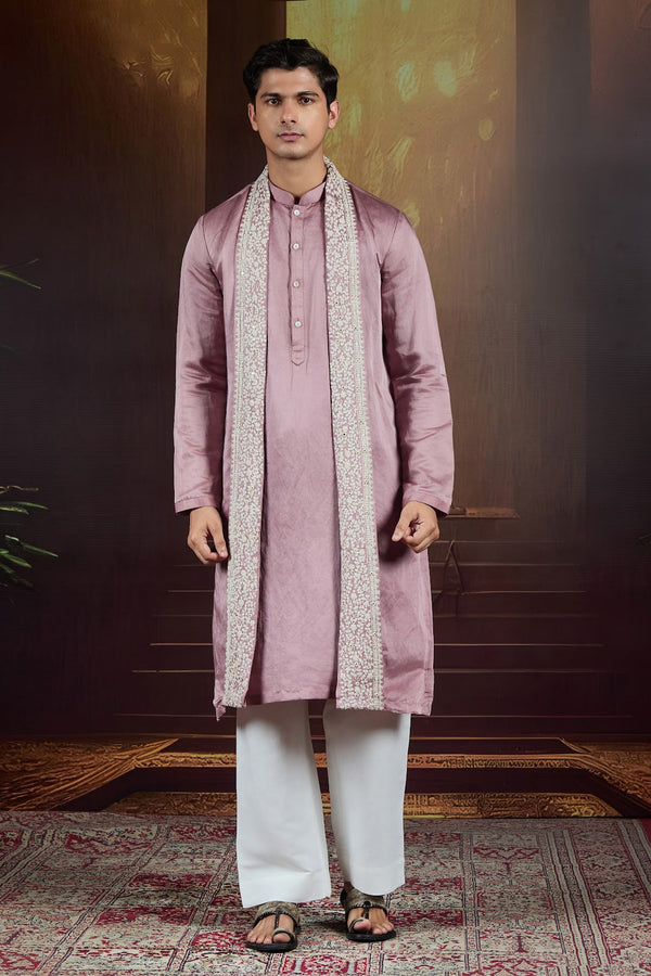 Powder Sky Embroidery Co-ord