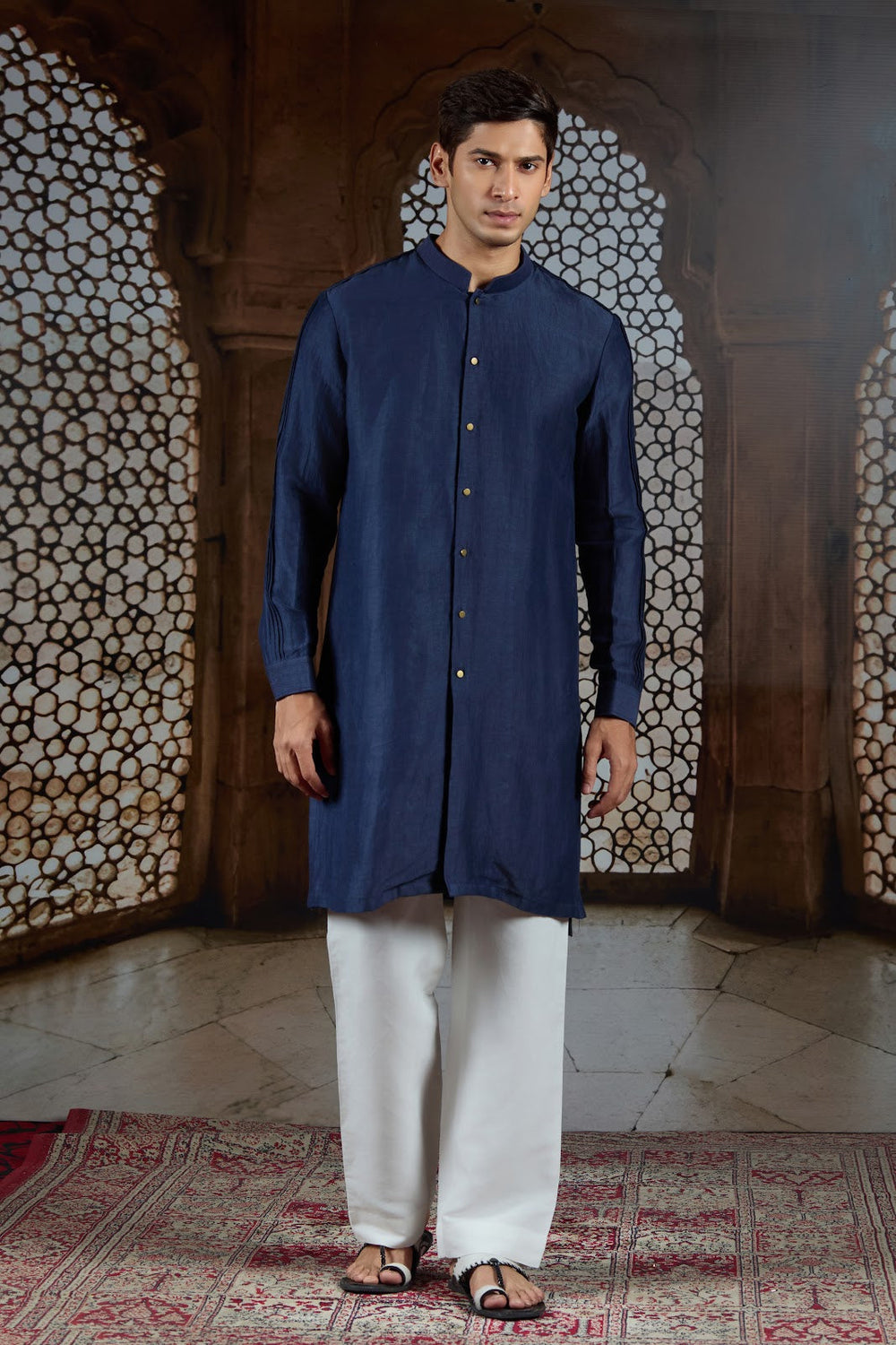 Midnight Indigo Kurta