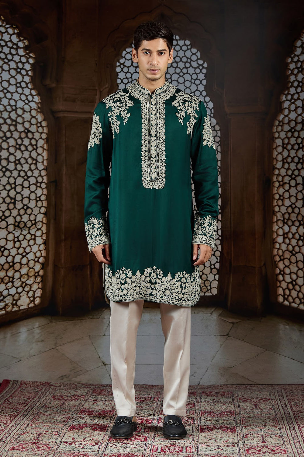 Rajwara Leher Kurta Set