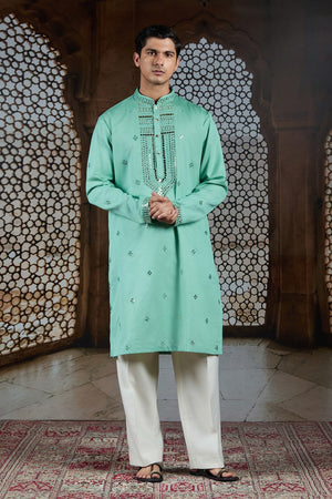Mint Harmony Kurta Set