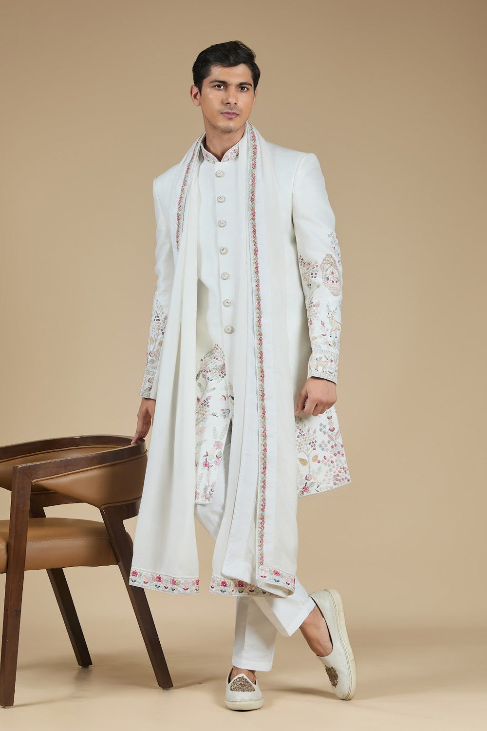 Pearl Garden Embroidered Kurta Set