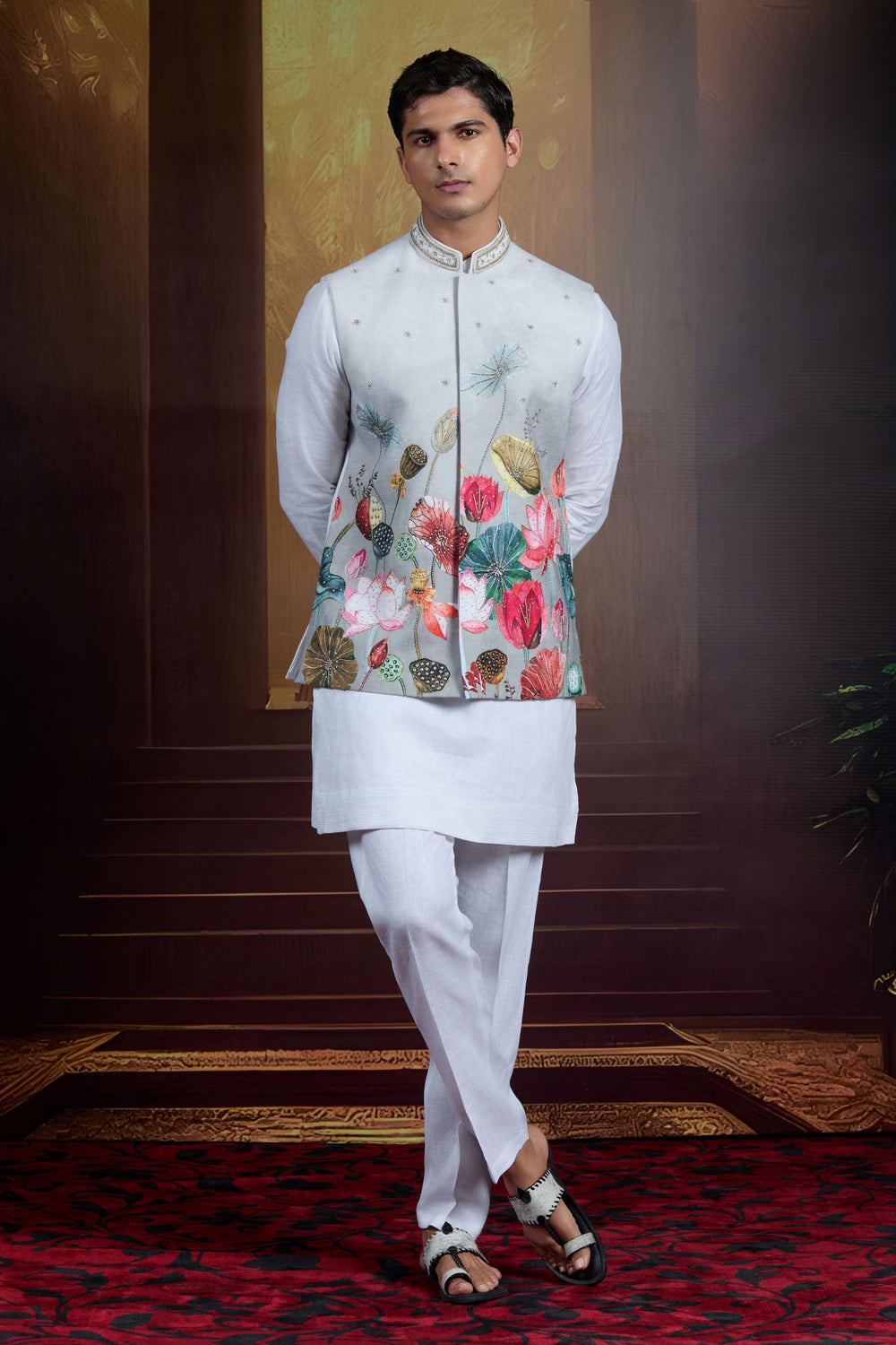 Ivory Garden Bloom Bundi Set