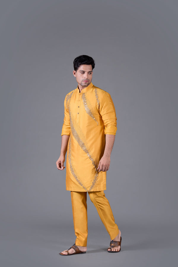 Golden Ember Kurta Set