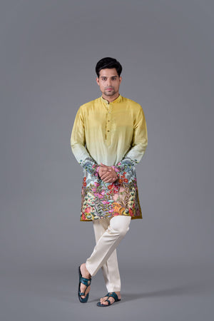 Sunburst Aura Digital Printed Kurta