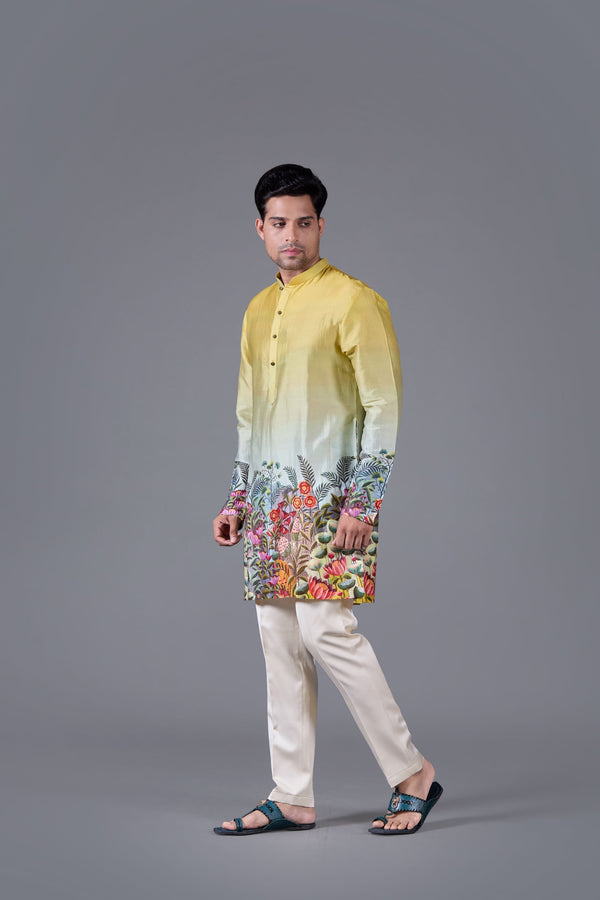 Sunburst Aura Digital Printed Kurta