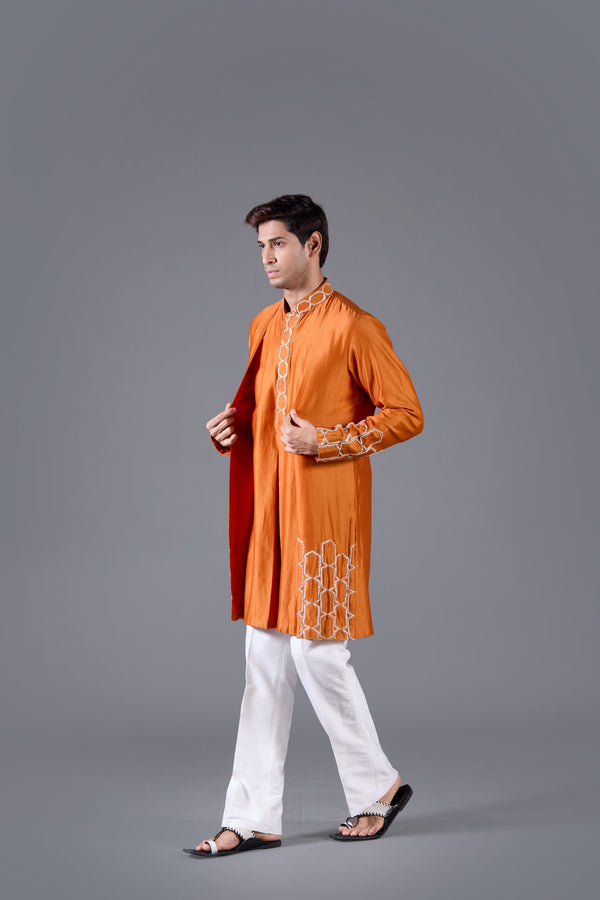 Ember Crest Kurta