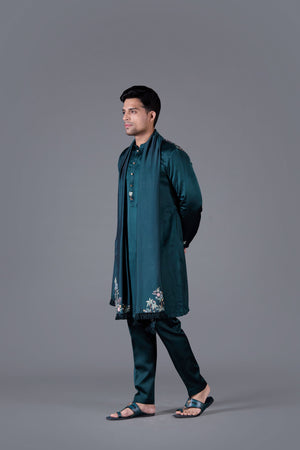 Enchanted Forest Kurta Set With Dupatta