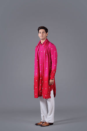 Fuchsia Mirage Kurta Set