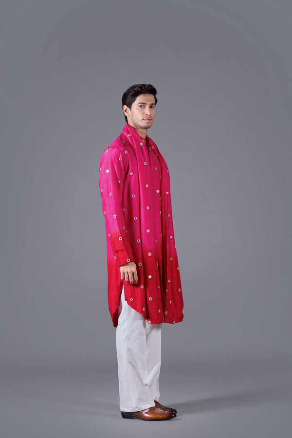 Fuchsia Mirage Kurta Set