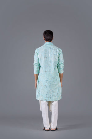 Neptune Glow Kurta Set with Dupatta