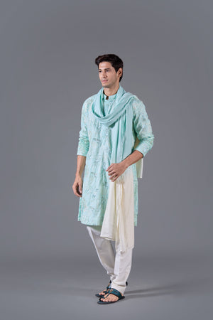 Neptune Glow Kurta Set with Dupatta