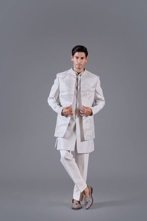 Moonlit Majesty Indo-Western Set