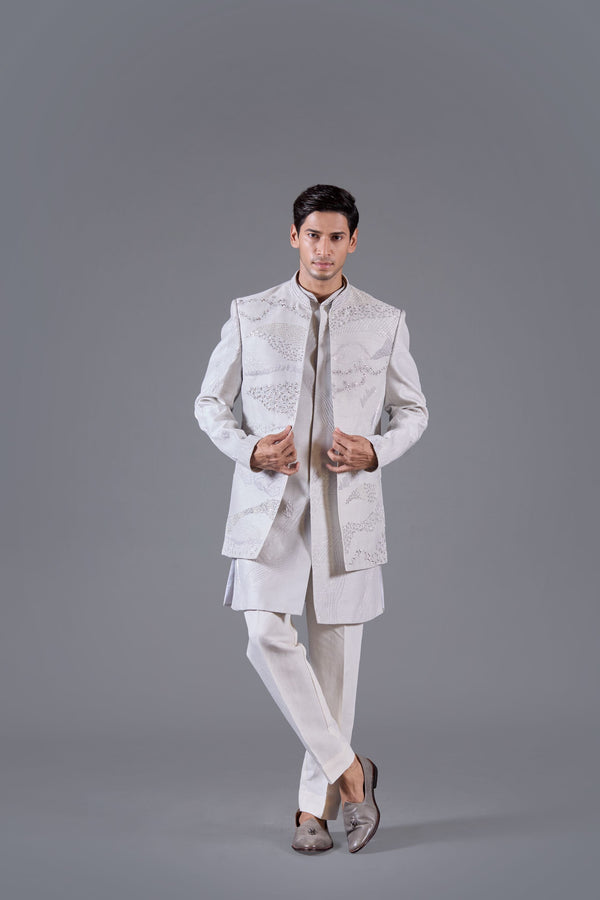 Moonlit Majesty Indo-Western Set