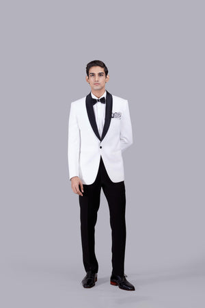 WHITE BOOMARIYO PLAIN SUIT