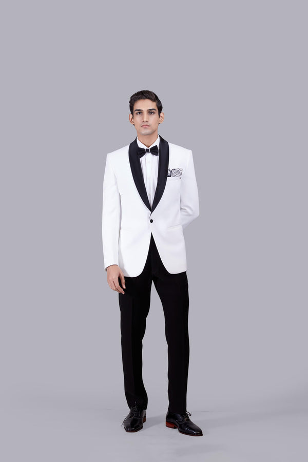 WHITE BOOMARIYO PLAIN SUIT